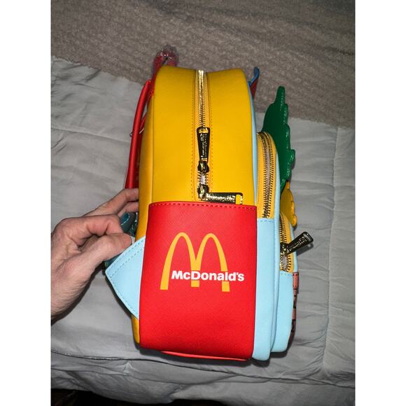 Loungefly McDonald's Small Fry Large Backpack, BNWT - Picture 5 of 5